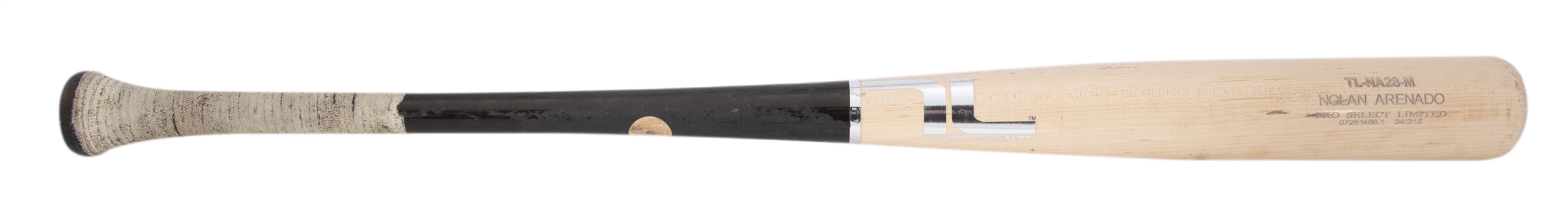 2014 Nolan Arenado Game Used Tucci Lumber TL-NA28-M Model Bat (PSA/DNA GU 8.5)